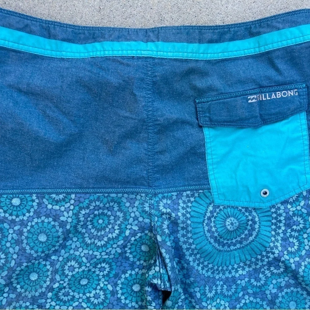 Men's Billabong Board Shorts Multicolor Floral 36 Cotton Blend Beach Surf Swim‎